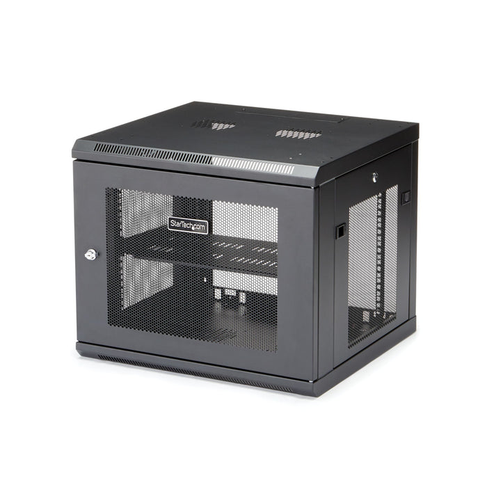 EAN 0065030870115 - StarTech.com RK920WALM armario rack Bastidor de pared Negro imagen 1