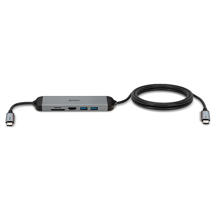 EAN 4002888433266 - Lindy 43326 base para portátil y replicador de puertos Alámbrico USB 3.2 Gen 1 (3.1 Gen 1) Type-C Negro,  imagen 4