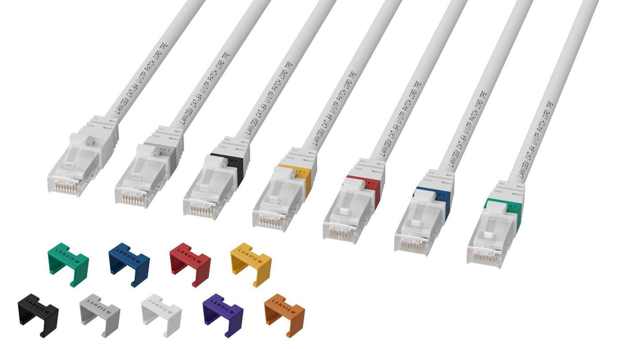 EAN 5715063273494 - Lanview LV-UTP6A02W cable de red Blanco 2 m S/FTP (S-STP) imagen 3