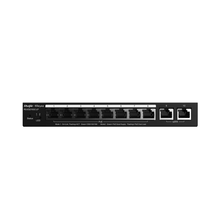 EAN 6971693271883 - Ruijie Networks RG-ES210GC-LP switch Gestionado L2 Gigabit Ethernet (10/100/1000) Energía sobre Ethernet  imagen 3