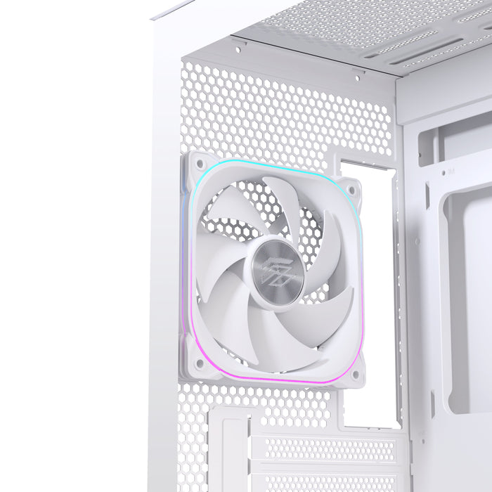 EAN 6977277360073 - Einarex EXCS-SM-51DR-W carcasa de ordenador Micro Torre Blanco imagen 15