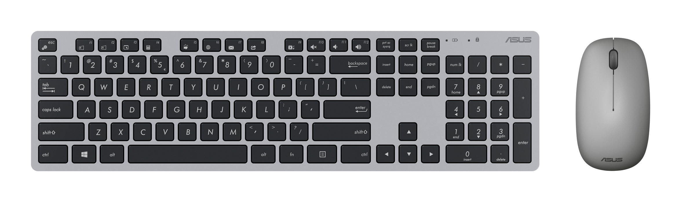 EAN 4711081636168 - ASUS W5000 teclado Ratón incluido Oficina RF inalámbrico Gris imagen 1
