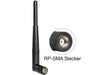 EAN 4043619884612 - DeLOCK 88461 antena para red Antena omnidireccional RP-SMA 3 dBi imagen 1
