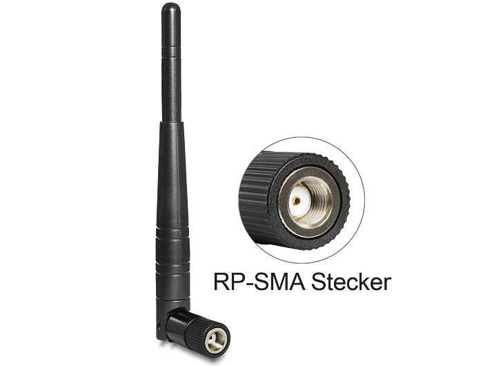 EAN 4043619884612 - DeLOCK 88461 antena para red Antena omnidireccional RP-SMA 3 dBi imagen 1