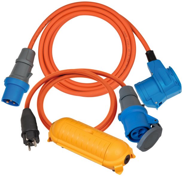EAN 4007123679348 - Brennenstuhl 1509900015 base múltiple 3 m 2 salidas AC Exterior Naranja imagen 1