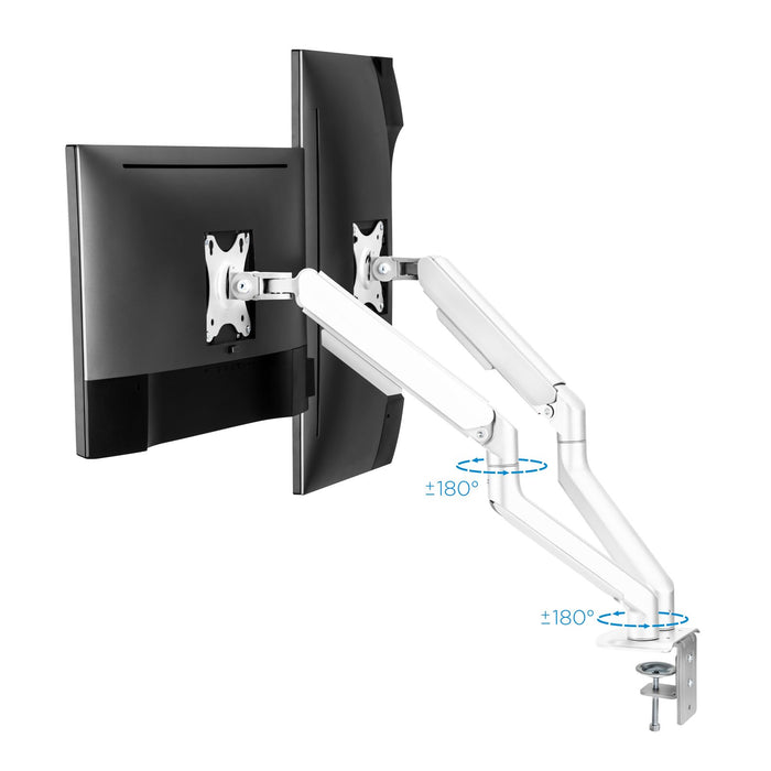 EAN 8433281011816 - TooQ DB4132TNR-W soporte para monitor 81,3 cm (32") Escritorio Blanco imagen 3