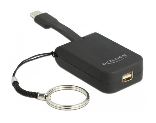 EAN 4043619639397 - DeLOCK 63939 adaptador de cable de vídeo 0,03 m USB Tipo C mini DisplayPort Negro imagen 1