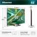 EAN 6942351434582 - Hisense 55E8S 139,7 cm (55") 4K Ultra HD Smart TV Wifi Negro imagen 3