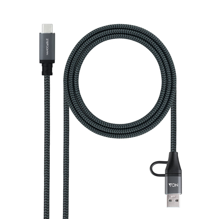 EAN 8433281017160 - Nanocable 10.01.4113-COMB cable USB USB 3.2 Gen 2x2 USB A/USB C USB C imagen 1