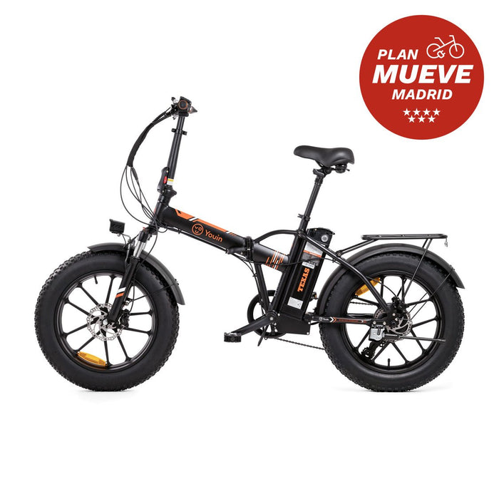 EAN 8436606900314 - Youin BK1201 bicicleta eléctrica Negro, Naranja Aluminio 20 50,8 cm (20") 27 kg imagen 3