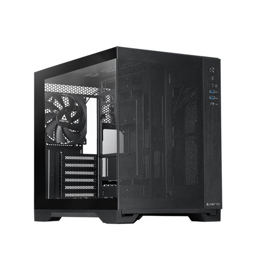 EAN 0753263078704 - Chieftec mATX Gehäuse GM-30B-M-OP, black Cubo Negro imagen 1