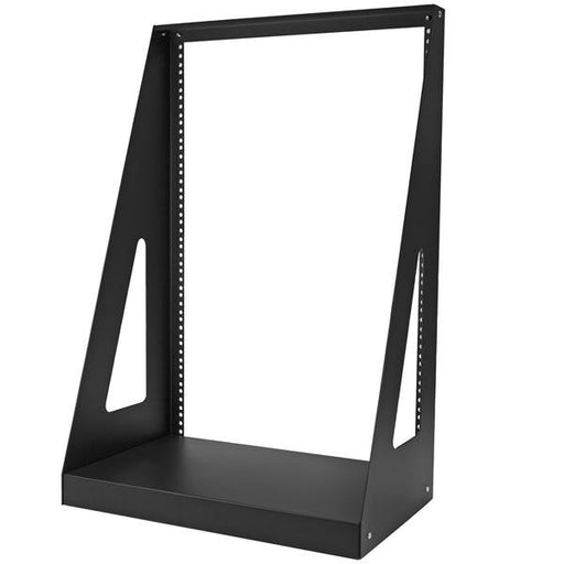EAN 65030866521 - StarTech.com 2POSTRACK16 armario rack Rack o bastidor independiente Negro imagen 2