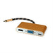 EAN 7630049615861 - ROLINE 12.03.3155 base para portátil y replicador de puertos USB 3.2 Gen 1 (3.1 Gen 1) Type-B Negro, Oro, imagen 1