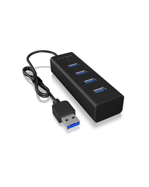 EAN 4250078165873 - ICY BOX IB-HUB1409-U3 USB 3.2 Gen 1 (3.1 Gen 1) Type-A 5000 Mbit/s Negro imagen 2