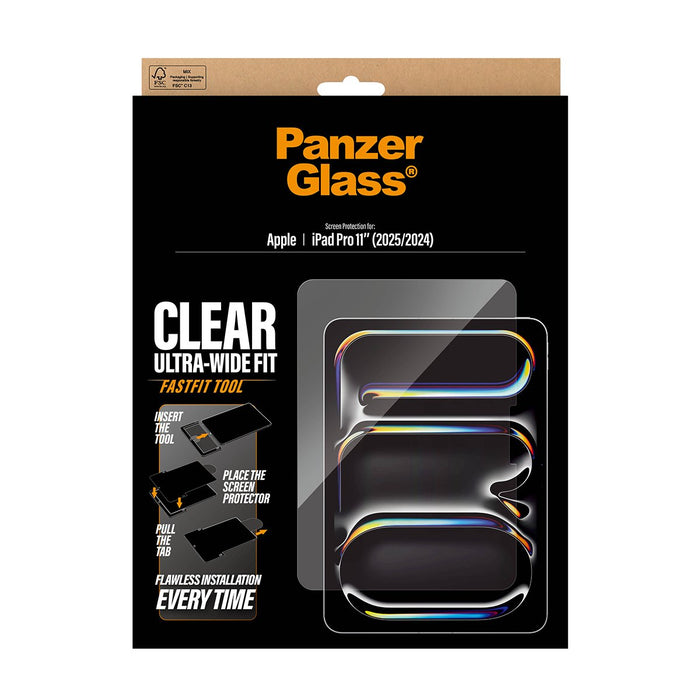 EAN 5715685032059 - PanzerGlass ® Screen Protector iPad Pro 11" (2024-2025) | Ultra-Wide Fit w. Fastfit tool Protector de pan imagen 3