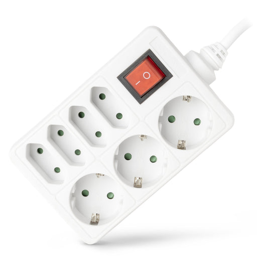 EAN 5999097984483 - Entac ESE1.5G3X4-1.5-SW base múltiple 1,5 m 7 salidas AC Interior Blanco imagen 1