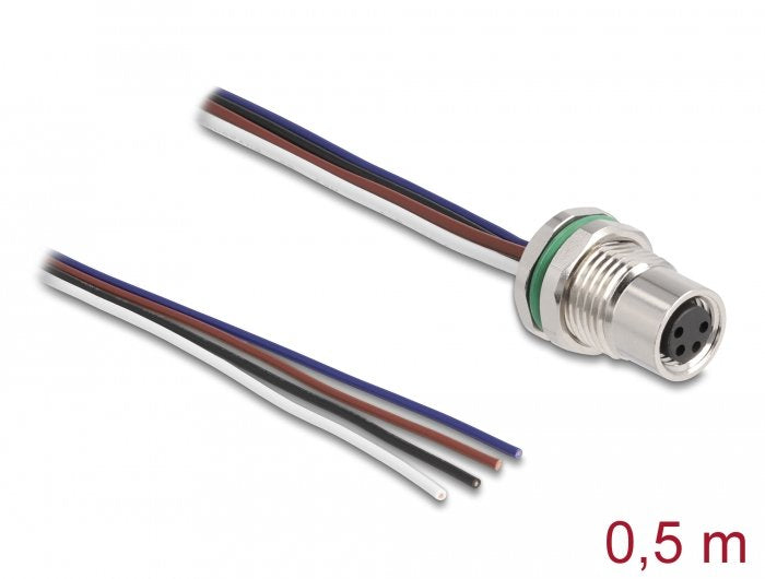 EAN 4043619801480 - DeLOCK 80148 cable para sensor y actuador Negro imagen 2