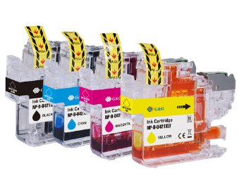 EAN 6942383156711 - G&G NP-B-0421XBKCMY cartucho de tinta 1 pieza(s) Compatible Negro, Cian, Magenta, Amarillo imagen 1