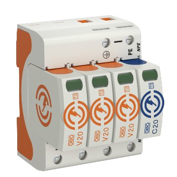 EAN 4012196161331 - Obo Bettermann V20-3+NPE-280 Naranja, Blanco 230 V imagen 1