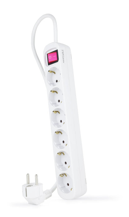 EAN 8433281010185 - Nanocable 10.37.0006 base múltiple 1,4 m 6 salidas AC Interior Blanco imagen 1