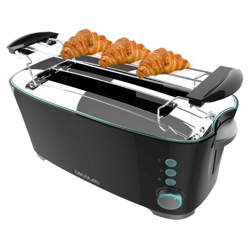 EAN 8435484021807 - Cecotec 02180 tostadora 7 4 rebanada(s) 1350 W Negro, Acero inoxidable imagen 1