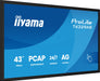 EAN 4948570125579 - iiyama T4329AS-B1AG pantalla para PC 108 cm (42.5") 3840 x 2160 Pixeles 4K Ultra HD LED Pantalla táctil N imagen 5