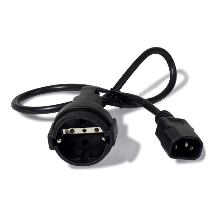 EAN 0731304198758 - APC AP9880 cable de transmisión Negro 0,6 m C14 acoplador CEE7/7 imagen 1