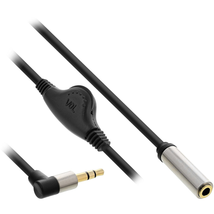 EAN 4043718282913 - InLine 99253C cable de audio 0,25 m 3,5mm Negro imagen 1