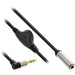 EAN 4043718282913 - InLine 99253C cable de audio 0,25 m 3,5mm Negro imagen 1