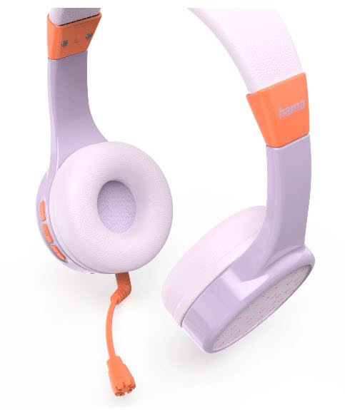 EAN 4047443514493 - Hama Teens Guard II Auriculares Inalámbrico Diadema Llamadas/Música USB Tipo C Bluetooth Naranja, Púrpura imagen 7