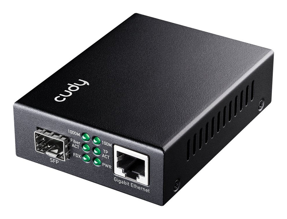 EAN 6971690790462 - Cudy MC220 convertidor de medio 1000 Mbit/s 1310 nm Monomodo Negro imagen 1