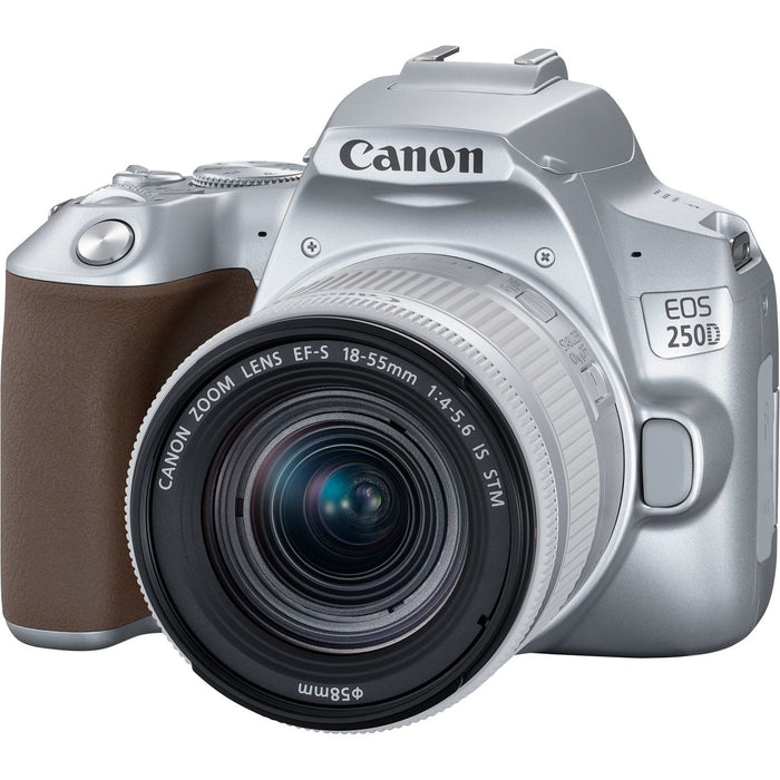 EAN 4549292135985 - Canon EOS 250D + EF-S 18-55mm f/4-5.6 IS STM Juego de cámara SLR 24,1 MP CMOS 6000 x 4000 Pixeles Plata imagen 3
