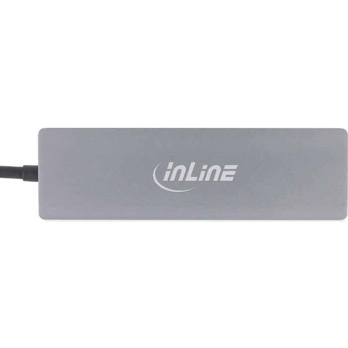 EAN 4043718303663 - InLine 33271O hub de interfaz USB 3.2 Gen 1 (3.1 Gen 1) Type-C 5000 Mbit/s Gris imagen 5