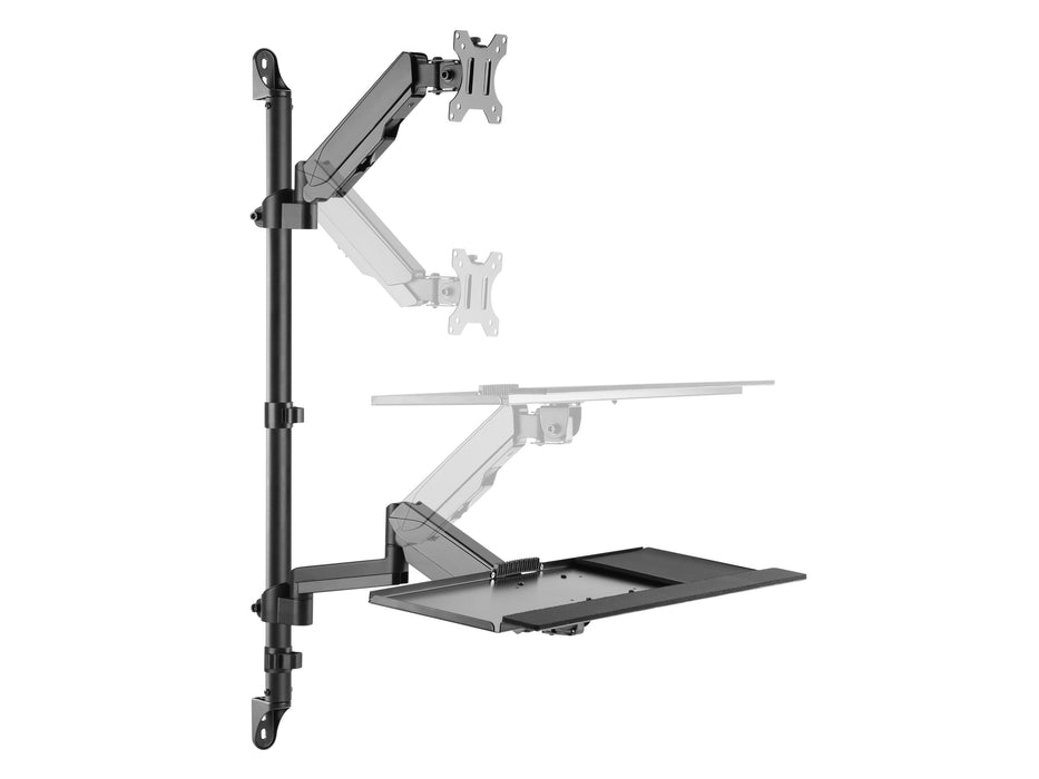 EAN 4015867236253 - Equip 650170 soporte y montura para estación de trabajo/PC todo en uno 8 kg Negro 43,2 cm (17") 81,3 cm ( imagen 3