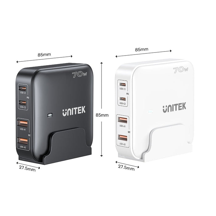EAN 4894160051103 - UNITEK P1229AWH01-EU cargador de dispositivo móvil Universal Blanco Corriente alterna Carga rápida Interi imagen 2