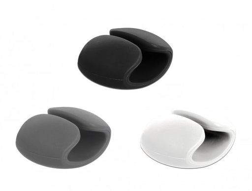 EAN 4043619183029 - DeLOCK 18302 organizador de cables Escritorio Soporte para cables Negro, Gris, Blanco 6 pieza(s) imagen 1