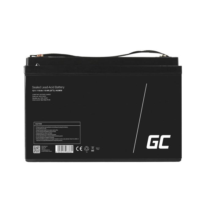 EAN 5907813968365 - Green Cell AGM58 batería de vehículos AGM (Separador de fibra de vidrio absorbente) 110 Ah 12 V imagen 2