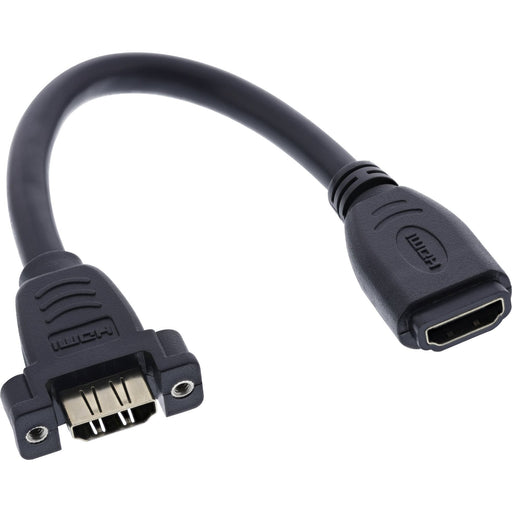 EAN 4043718198177 - InLine 17600R adaptador de cable de vídeo 0,2 m HDMI tipo A (Estándar) Negro imagen 1