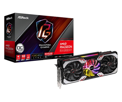 EAN 4710483933387 - Asrock Phantom Gaming RX6900XT PGD 16GO AMD Radeon RX 6900 XT 16 GB GDDR6 imagen 1