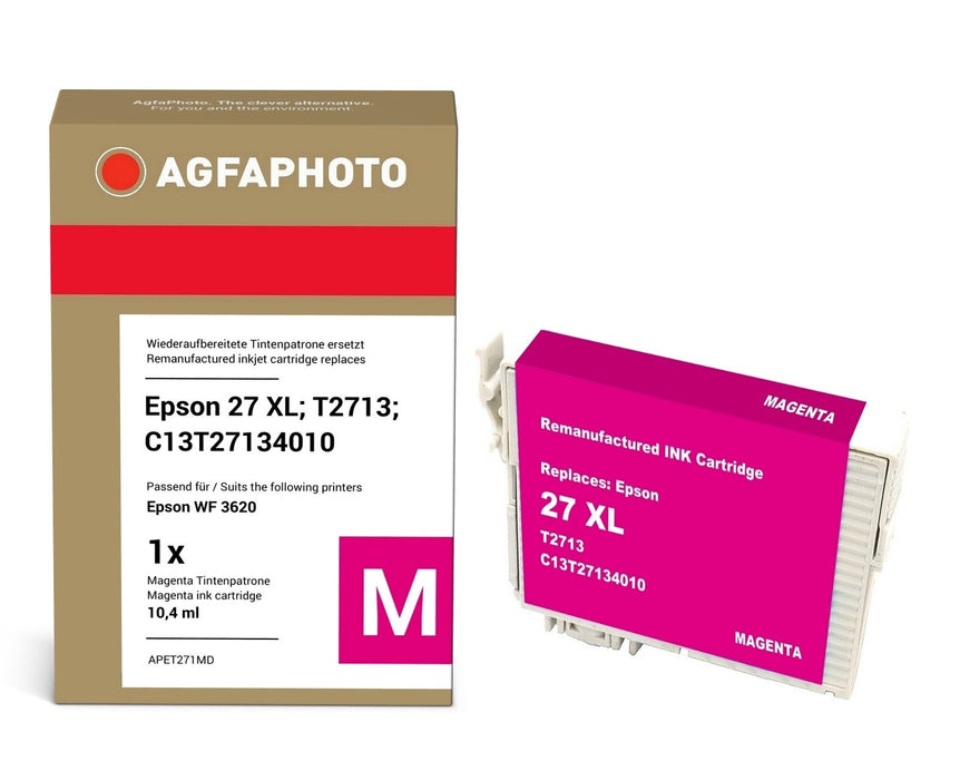EAN 4250164840851 - AgfaPhoto APET271MD cartucho de tinta 1 pieza(s) Compatible Alto rendimiento (XL) Magenta imagen 1