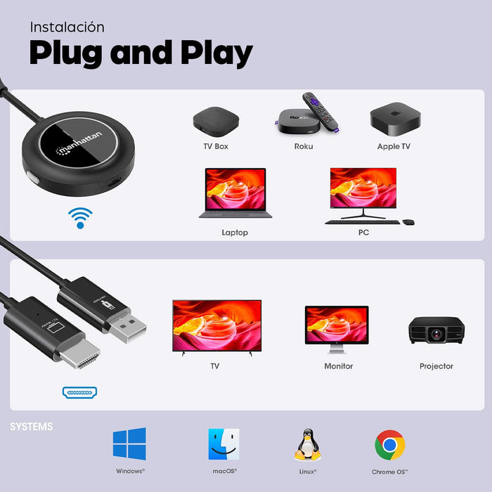 EAN 0766623208444 - Manhattan 208444 extensor audio/video Transmisor de señales AV imagen 10