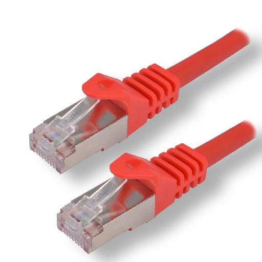 EAN 3700224767099 - MCL FCC7BMSHF-2M/R cable de red Rojo Cat7 S/FTP (S-STP) Alrededor imagen 2