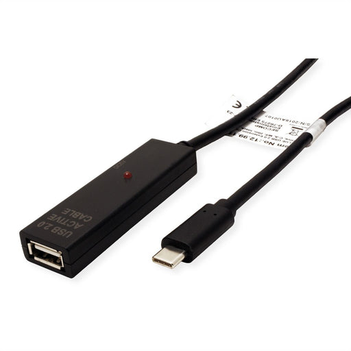 EAN 7630049611337 - VALUE 12.99.1113 cable USB USB 2.0 15 m USB C USB A Negro imagen 1