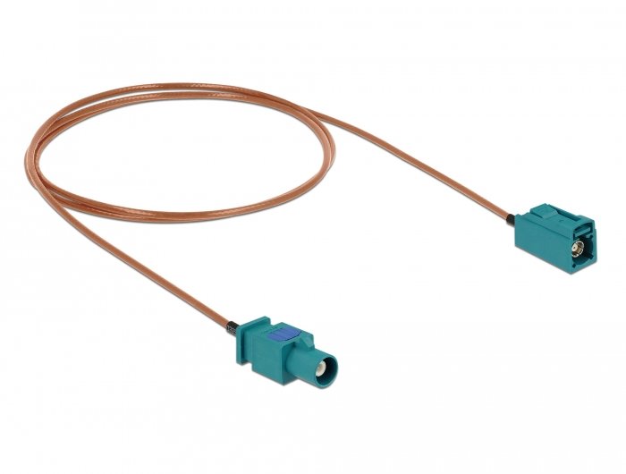 EAN 4043619900022 - DeLOCK 90002 cable coaxial RG-316/U Beige, Azul imagen 1