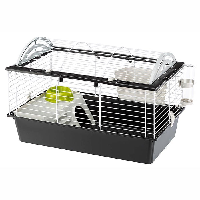 EAN 8010690206363 - Ferplast Casita 80 Cobaya Negro, Blanco imagen 1