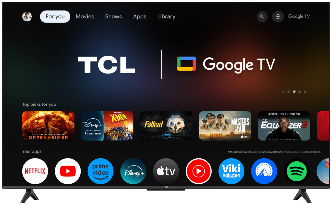 EAN 5901292527044 - TCL P61 55P61K Televisor 139,7 cm (55") 4K Ultra HD Smart TV Wifi Aluminio 270 cd / m² imagen 5