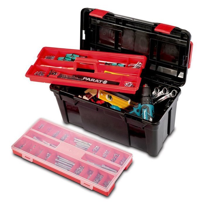 EAN 4006793813618 - Parat 5813000391 pieza pequeña y caja de herramientas Polipropileno Negro, Rojo imagen 2