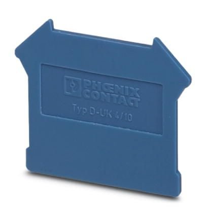 EAN 4017918090487 - Phoenix Contact D-UK 4/10 BU Tapa para bloque de terminales 50 pieza(s) imagen 1