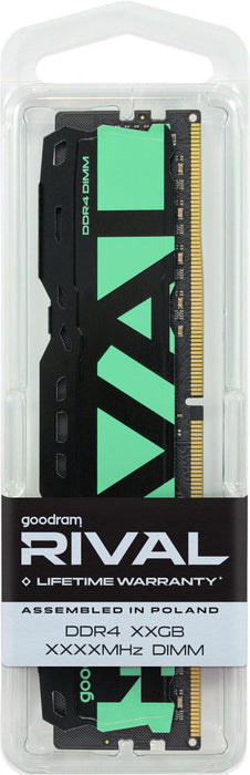 EAN 5908267915233 - Goodram *DDR4 Rival Radiant 64GB (2*32)/3200 CL18 Green módulo de memoria 2 x 32 GB 3200 MT/s 288-pin DIM imagen 5