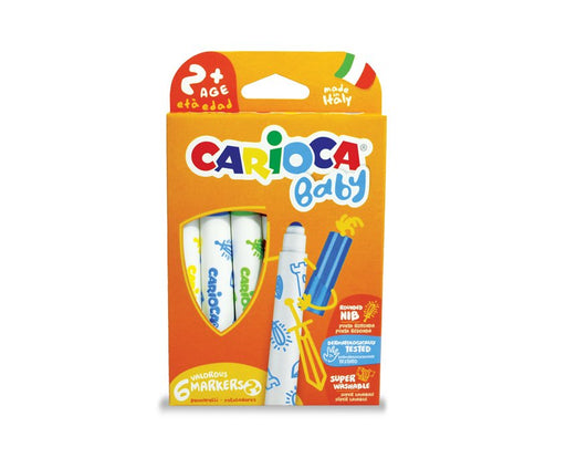 EAN 8003511428136 - Carioca Marker 2+ rotulador Extra-grueso Multicolor 6 pieza(s) imagen 1